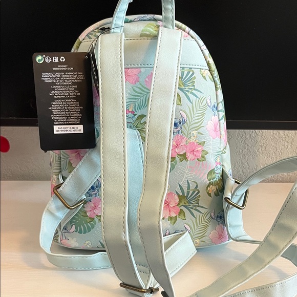 Disney Loungefly Stitch Floral Backpack - Picture 3 of 7